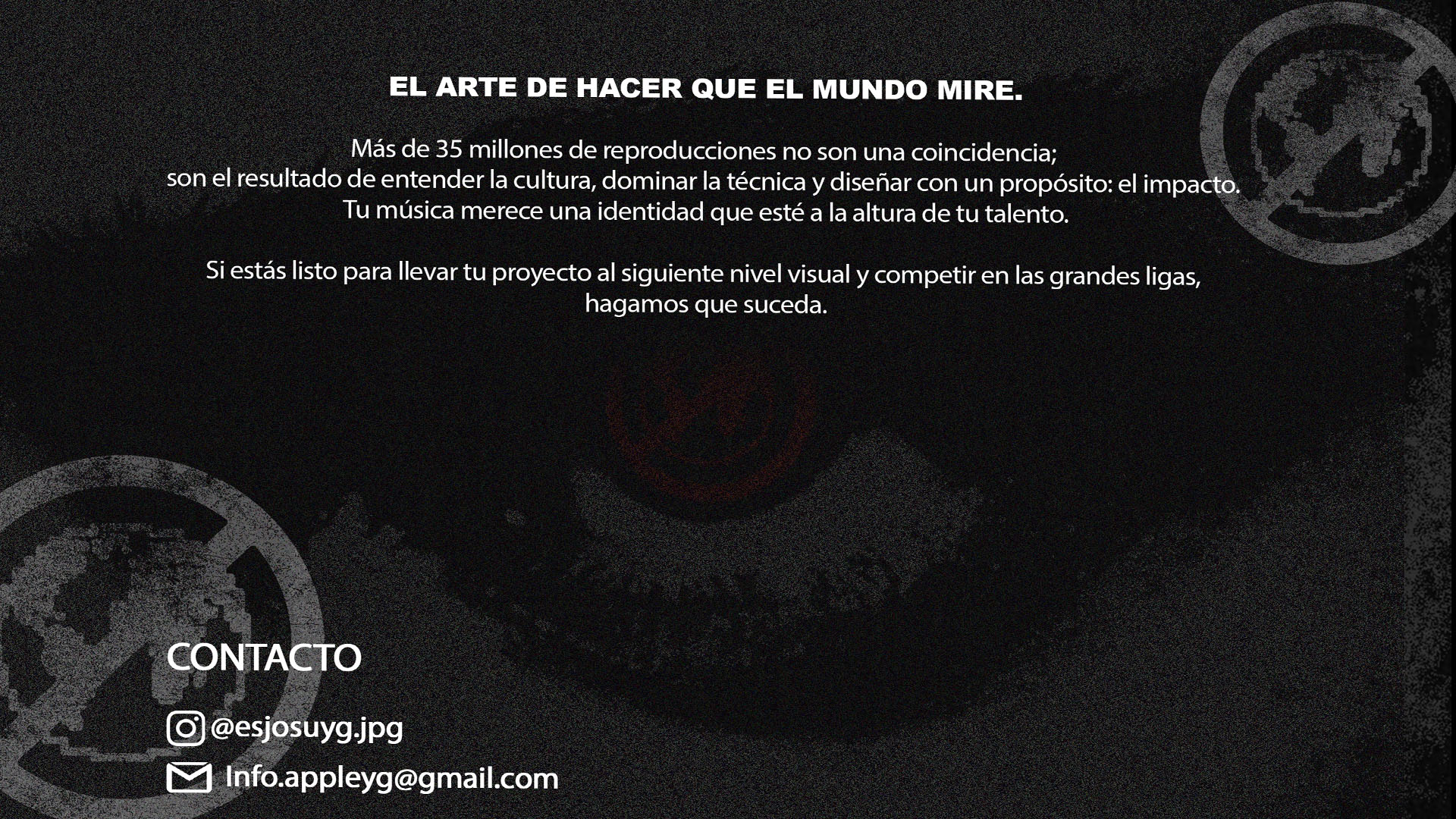 Contacto y cierre del portfolio